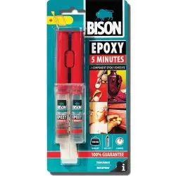 8710439039657 Dvojzložkové epoxidové lepidlo BISON 5min 24ml