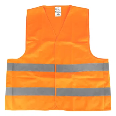 Reflexná vesta XXL oranžová s certifikátom AMiO-03985