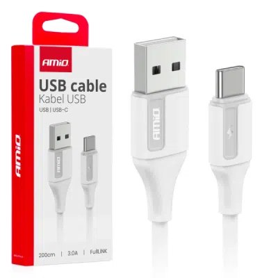 Kábel USB na USB-C 3A 200cm FullLINK AMiO-03918