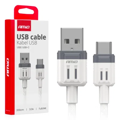 Kábel USB na USB-C 3A 200cm FullLINK AMiO-03906