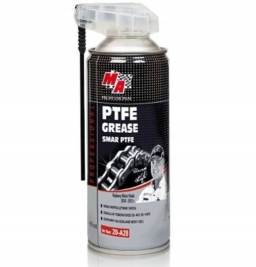 TEFLONOVÉ MAZIVO PTFE 400ML SPRAY APLIKATOR -40 DO 180°C / PROFESSIONAL