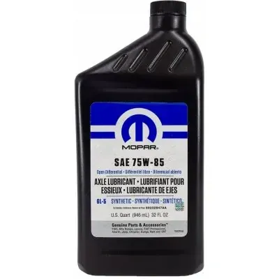 OLEJ MOPAR 75W85 0,946L / GL5 / MS-A0450 / MOPAR JEEP JL NOVÝ WRANGLER