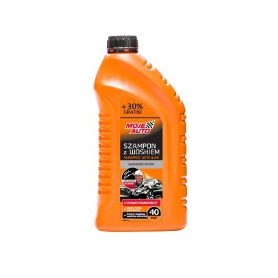 ŠAMPON S VOSKEM 1L + 30% GRATIS / MOJE AUTO