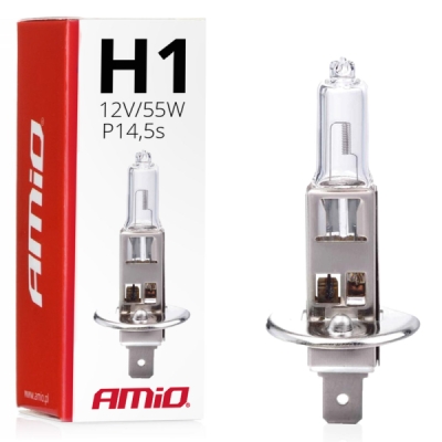 Halogénová žiarovka H1 12V 55W AMiO-01484