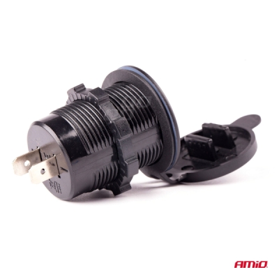 Nabíjačka 2xUSB 12/24V MOD-05 AMiO-02855
