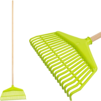 2110391 Hrable na lístie R142, švédske, 22 zubé, plastové, 150 cm násada