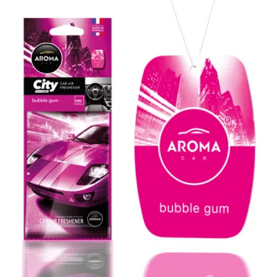 Osviežovač vzduchu AROMA CAR CITY CARD BUBBLE GUM