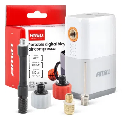 Bezdrôtový vzduchový kompresor 40W USB-C AMiO-04946