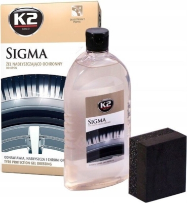 G157 K2 SIGMA - gel na pneumatiky 500ml