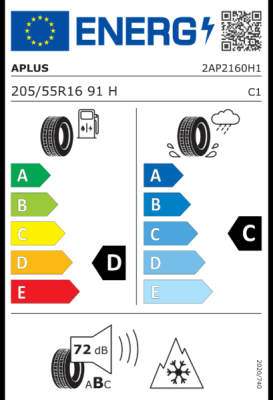 205/55 R16 91H A701 M+S APLUS