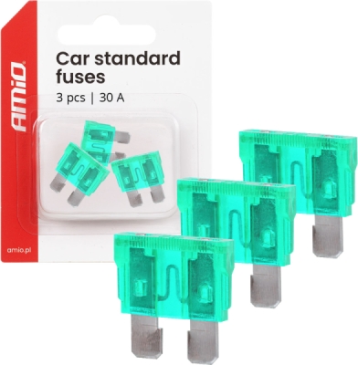 Autopoistky STANDARD BLISTER 3 ks 30A AMIO-05109