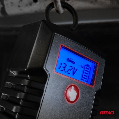 Nabíjačka digitálna AGM GEL STD LiFePo4 MAX 6A 6/12V PRO HOOK AMiO-04532