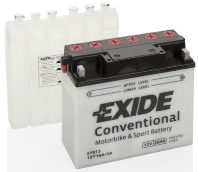 Exide Conventional 12V 20Ah 210A 12Y16A-3A