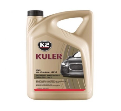 K2 KULER 5L - chladica kvapalina - červená G12/G12+ -35°C