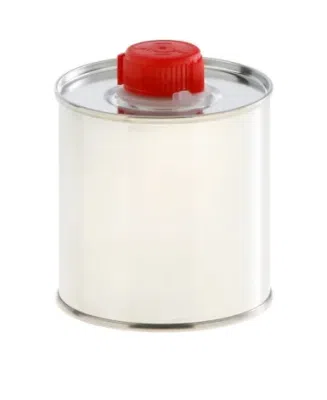 Priemyselná plechovka s plastovým viečkom 0,25L
