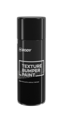 HB BODY bumper texture - textúrovaná farba na plasty v spreji čierna 400ml