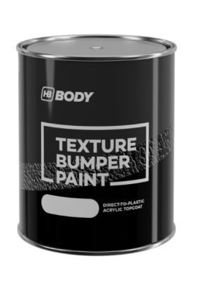 HB BODY Bumper Texture  - textúrovaná farba na plasty čierna 1L