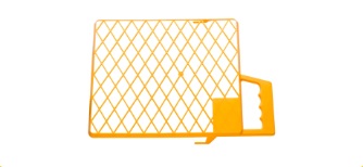 ELIT-SK Plastová mriežka stieracia pre 18cm valčeky 215x255mm