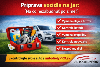 Príprava auta na jar: Kompletný checklist + tipy | AutodielyPRO
