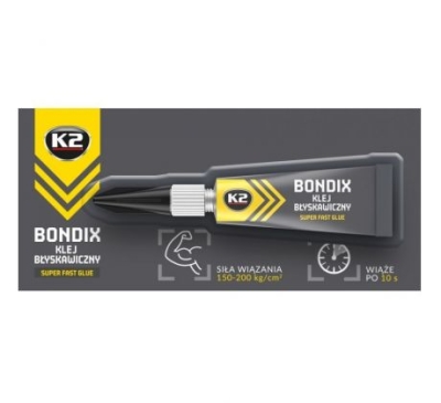 K2 BONDIX - Sekundové lepidlo - 3gr