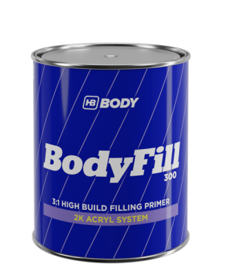 HB BODY fill 300 3:1 plnič červený 1L