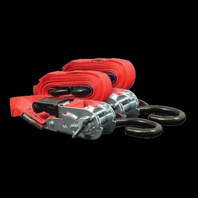 QUICKLOADER Standard/Dvojdielny popruh s račňou 800 kg 4,5 m x 25 mm 2-PACK