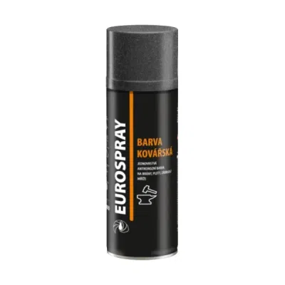 Eurospray V0978 kováčska farba grafit v spreji 3v1 400ml