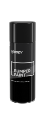 HB BODY bumper paint  -  farba na plasty v spreji čierna 400ml