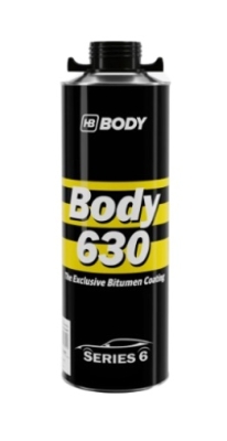 HB BODY 630 BITUMEN COATING asfaltový náter čierny 1KG na UBS pištoľ