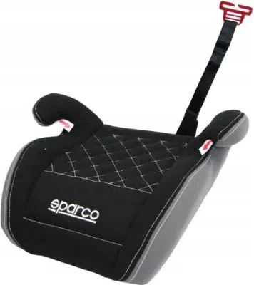SPARCO F100KI_BK – Detský podsedák F100KI i-Size čierny 125–150 cm