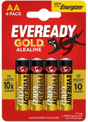Batéria Eveready Gold AA CP4