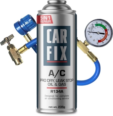CARFIX - Chladivo do klimatizácie R134A + hadica 5v1 400ml