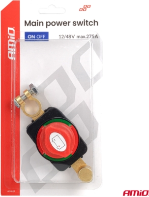 Hlavný vypínač autobatérie 12V-48V max 275A AMiO-04830