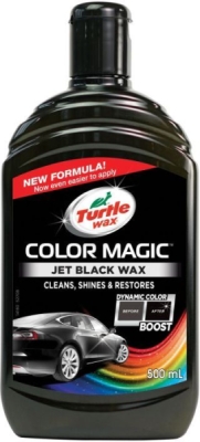 Turtle Wax Color Magic – farebný autovosk na obnovu laku - čierny