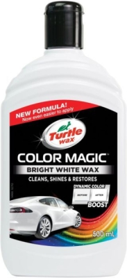 Turtle Wax Color Magic Bright White 500 ml – biely farebný autovosk