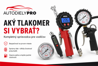 🔧 Aký tlakomer si vybrať? Kompletný sprievodca pre vodičov