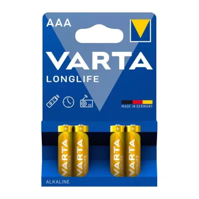 VARTA Longlife AAA LR03 4ks – Alkalické batérie s dlhou výdržou