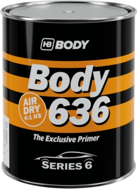 HB BODY 636 4:1 HS AIR DRY EXCLUSIVE PRIMER, rýchloschnúci plnič 4:1 šedý 1L