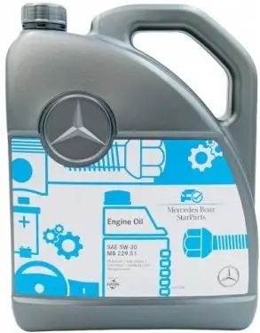 Mercedes-Benz Original 5W-30 MB 229.51 5 l – motorový olej A000989690613