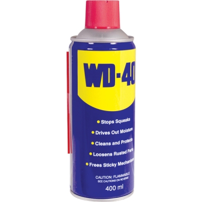 WD-40 400ml – univerzálny mazací olej, uvoľňovač hrdze