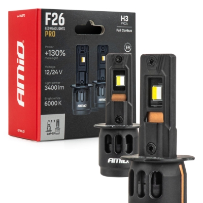 LED žiarovky Séria F26 PRO LumiTec LIMITED +130% DUO FULL CANBUS H3 12V