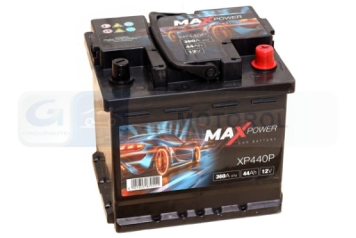 MAXPOWER Autobatéria 12V 44Ah 360A P+