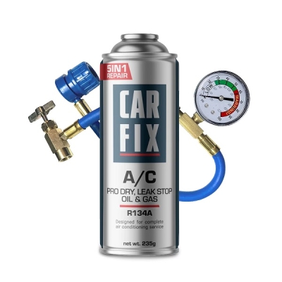 CARFIX - Chladivo do klimatizácie R134A + hadica 5v1 400ml