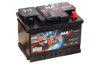 MAXPOWER - Autobatéria 12V 52Ah 420A P+