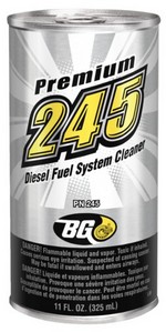 BG 245 Premium Diesel Fuel System Cleaner 325 ml - Aditívum do nafty pre Common Rail a DPF