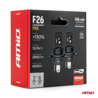 LED žiarovky Séria F26 PRO LumiTec LIMITED +130% DUO FULL CANBUS H4 H19