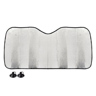 Slnečná clona strieborná - 130x60 cm AMiO-01531