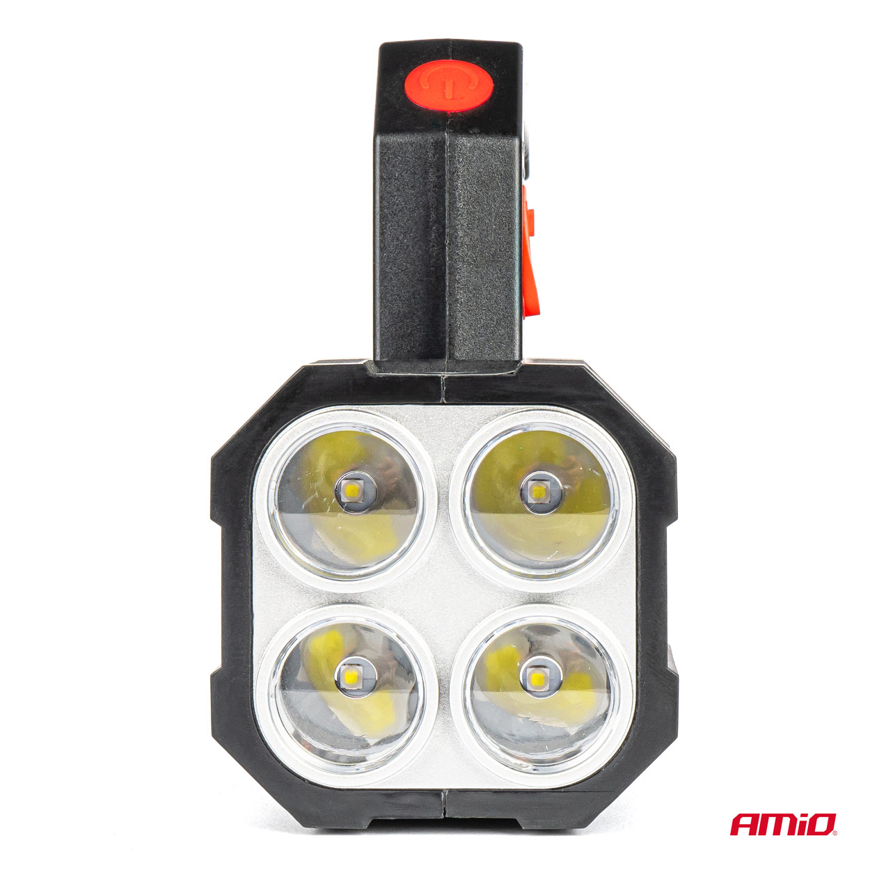 LED pracovná baterka 4LED + COB 1200mAh - 03273