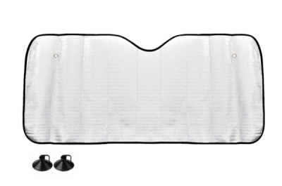 Slnečná clona strieborná 145x70 cm AMiO-01535