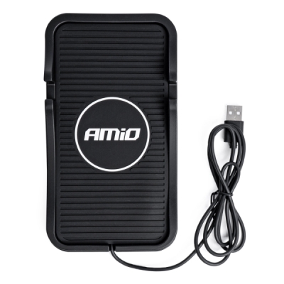 Nabíjačka do auta bezdrôtová indukčná 15W AMiO-03145